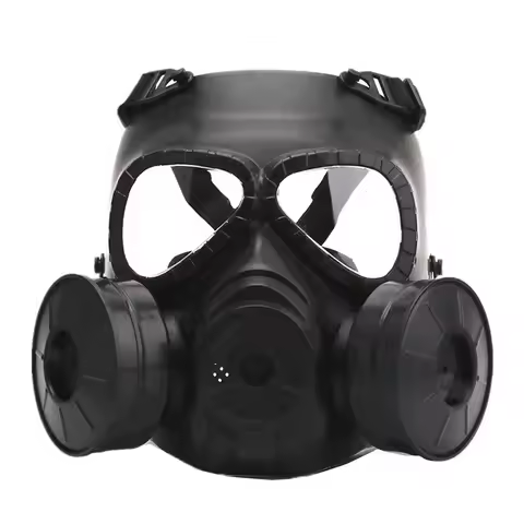 1pcsFull face gas mask military reality CS field protective helmet commando mask gas mask mascara
