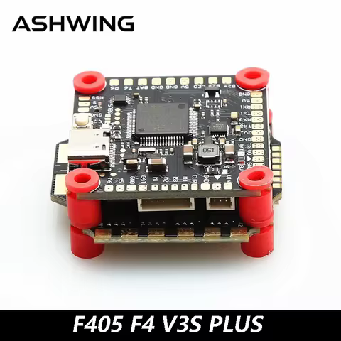 ASHWING F405 V3 Flight Controller & ESC Stack Kit (50A / 60A / 65A options), 4-in-1 ESC, for FPV Rac