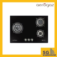 AZ-373F Aerogaz Glass Cooker Hob