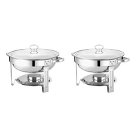 Stove Buffet Round Food Stainless Steel Stove Thermal Insulation Heater Hanger Restaurant Gold with 