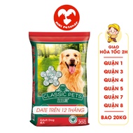 Thức Ăn Cho Chó Classic Pets Bao 20Kg Vị Bò Cho Chó Lớn - Miki Petshop