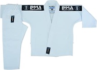 Childrens Kids Elite BJJ Jiu Jitsu Uniform GI - White ( comes with Free BJJ White Belt )
