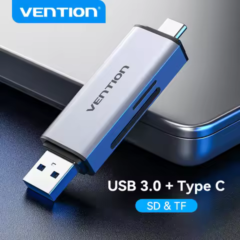 Vention SD Card Reader USB Type C to Micro SD TF Card Adapter for Laptop Accessories Phone Smart Mem