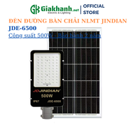 Đèn Năng Lượng Mặt Trời - Đèn Đường Bàn Chải NLMT Jindian JDE-6500 Công Suất 500W Khung Nhôm Chip