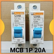 MCB 1P 20A SZC45a mcb 1phase c20 original SZMR