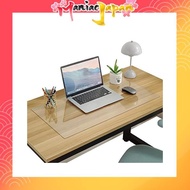 [Desk Mat] XinGe Desk Mat Transparent Tablecloth PVC Office Study Desk Dedicated Desk Mat 800*400mm Thickness 2mm Desk Mat Children Desk Mat Computer Mat Waterproof Scratch and Stain Resistant.