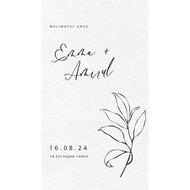 Kad Digital Murah Wedding Card Digital Kad Kahwin Digital Video Kad Jemputan Kahwin Tunang Digital W