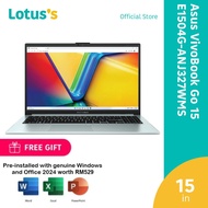 Asus VivoBook Go 15 E1504G-ANJ327WSM (i3-N305,8GB,512GB,15.6",W11,GRN,H&S+M365)