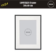 I~KEA - LOMVIKEN Frame, Black (30x40 cm)