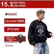 SW01 - "MAZIC" SWEATER LEOPARD BLACK AESTHETIC SWEETSHIRT