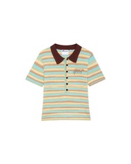 HerSonders | Juno Knit Polo (3 colors) – เสื้อโปโลไหมพรม สไตล์วินเทจ ดีเทลกระดุมเปลือกหอย ผ้านิ่มระบ