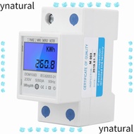 YNATURAL Energy Meter, DDM15SD 220V/230V KWh Meter, Precision Metering 5-80A Din-rail Energy Meter E