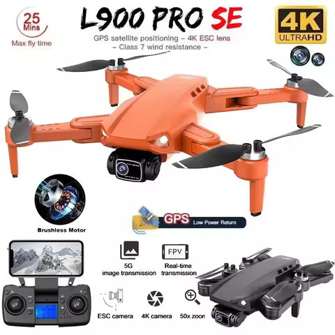 L900 Pro SE GPS Drone Profesional 4K HD Camera 5G WIFI FPV Quadcopter With Brushless Motor Foldable 
