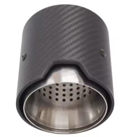 1 Piece M Performance Matte Carbon Fiber Exhaust tip Auspuffspitze for BMW M2 M3 M4 M135i M235i M140