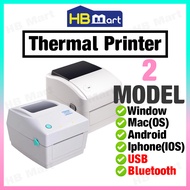 Thermal Printer A6 thermal sticker Bluetooth USB Xprinter 460B 420B Air Waybill Printer Barcode Label 熱敏打印機 XP01