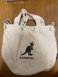 Kangol 帆布包白色