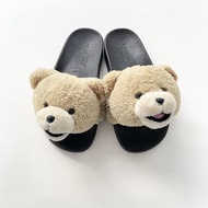 Jeremy Scott x Adidas Originals Adilette Collection Teddy Bear Sandals US6