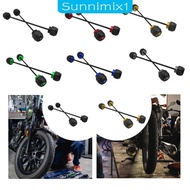 [Sunnimix1] Rear Front Axle Fork Crash Slider Front Rear Axle Crash Protector for Xadv750 17-19 Accessories Repair Parts Easy Install