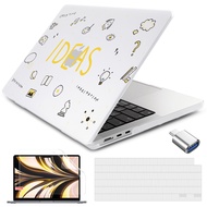 INS แฟชั่น Matte Hard Case สำหรับ MacBook Pro Air M2 2022 A2681 A2338 M1 2020 A2337 A2179 Retina14 1