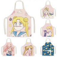 Cartoon Anime Cute Girl Apron Aprons for Woman Apron for Men Waiter Apron Kids Baking Accessories Ch