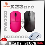 【EWEADN】 X23Pro Wireless Gaming Mouse PAW3311 Sensor 49g Lightweight Mouse 12000 DPI 2.4G/BT5.0/USB-