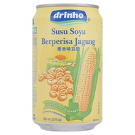 Drinho Corn Flavour Soya Milk Tin Pack 300ml