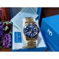 TechnoMarine Sea Manta Men's Watch, Gold/Blue Dial, 42