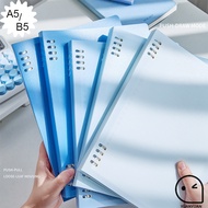 A5 B5 Binder Book School Notebook / Aesthetic Loose Leaf Binder College Notebook / Simple Design Not
