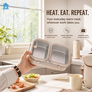 Stainless Steel Lunch Box Bekas Makan 2 Grid 3 Grid Bento Box With Lid Food Storage Office