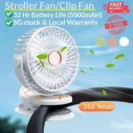 Stroller Fan Clip Fan Portable fan strong wind portable fan for stroller mini fan strong potable fan