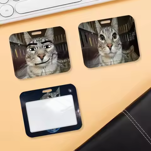 Funny Silly Cat Meme Zazu Card Holder Cardcase Home Use Bank Credit Student ID Subway Work Permit Pr
