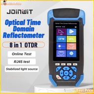 JW3302SJ OTDR ภาษาสเปนรัสเซียใยแก้วนำแสงภาษาอังกฤษ1310/1550nm พร้อม VFL OLS OPM แผนที่เหตุการณ์22/24