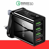 Adapter Charger 4 Port USB Charger USB Adapter Fast Charger Adapter QC 3.0 Charger USB Charger Adapt