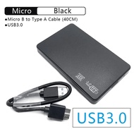 T22 2.5" SATA to USB3.0 HDD Enclosure Mobile Hard Drive Cases for SSD External Storage HDD Box With 