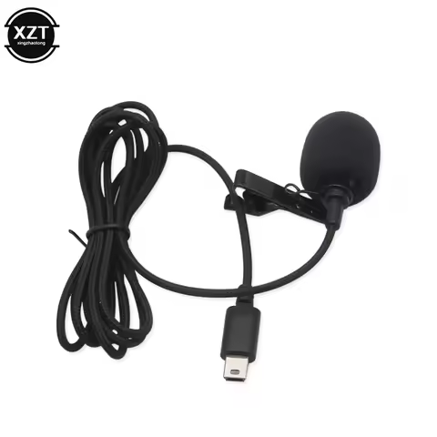 Mini USB Microphone Outdoor Sports DV Lavalier Mini USB External Microphone for GoPro Hero 3 3+ 4 Ca