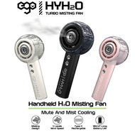 ego - [3色可選] HyH2O 噴霧手持風扇 黑色 │消暑神器、水霧降溫、補濕、輕巧設計、旅行 / 戶外