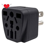 US Travel Plug Adapter EU/UK/AU/In/CN/JP/Asia/Italy to USA (Type B), 3 Prong USA Plug, Charger Conve