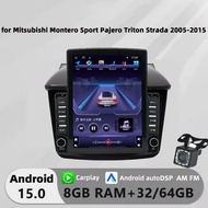 Honxun Tesla style 9.7inch android head unit for Mitsubishi Montero Sport Pajero Triton 2005-2015 ES