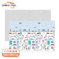 [Global mat] National mat XPE Large Size 200x180x1cm Lightweight Foldable