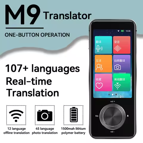 2023 Newest M9 Instant Voice Translator Portable Language Translator In Real-time Smart Translator S