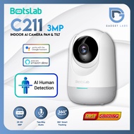 BotsLab C211 Indoor CCTV IP Camera CCTV 3MP 2K 360 Degree