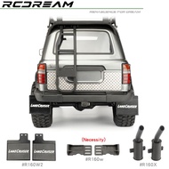RCDream Simulation Mud Flaps And Exhaust Pipes For 1/10  FCX10 LC80 Land Cruiser RC Model Car Crawle