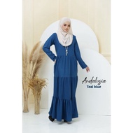 JUBAH ANDALUSIA by ADEL🌺JUBAH LABUH🌺DRESS MUSLIMAH PLAIN RAYA 2024🌺MODEN TERKINI MURAH🌺