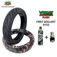 BEAST FLASH P6240 TUBELESS MOTORCYCLE TIRE 17 INCHES SKID TIRES