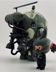 How2work Kasing Lung Maschinen Krieger 05 Labubu Pilot FIREBALL Zimomo Sofubi 搪膠 Vinyl Figure