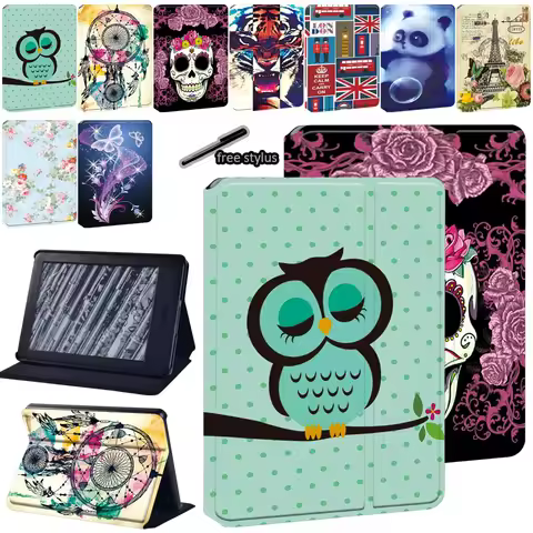 Tablet Case for Amazon Kindle Paperwhite 5/Paperwhite 4/Paperwhite 1 2 3/Kindle 10th/Kindle 8th Leat