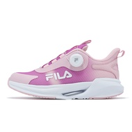 Fila Children's Shoes J430Y Pink White Knob Middle Children Big Sports Small Easy To Wear And Take Off [ACS] 2J430Y515