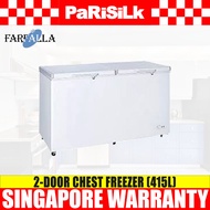(Bulky) Farfalla FCF-415W 2-Door Chest Freezer (415L)