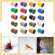 [Perfk] Fly Tying Thread 140D Silky Yarn Strong Abrasion Resistant Multifilament Filaments Thread Fl