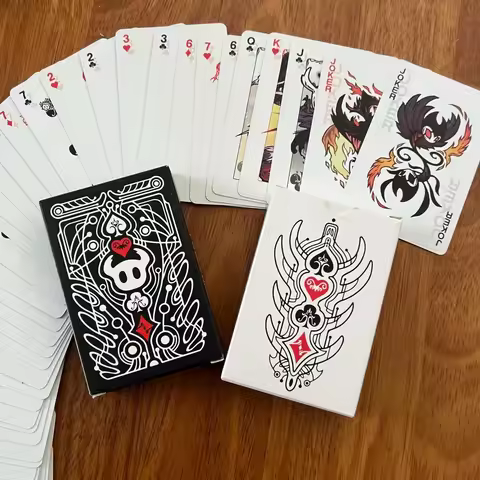 Hollow Knight Standard Poker Card Set Black White Playing Card Game Card Portable Creative Board Gam